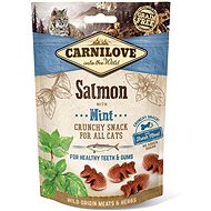 Carnilove cat crunchy snack salmon with mint with fresh meat 50 g - Pamlsky pro kočky