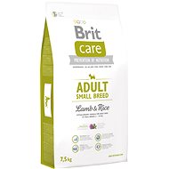 Granule pro psy Brit Care Adult Small Breed Lamb & Rice 7,5 kg