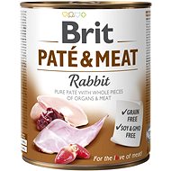 Konzerva pro psy Brit Paté & Meat Rabbit 800 g