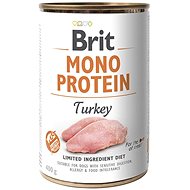 Brit Mono Protein turkey 400 g  - Konzerva pro psy