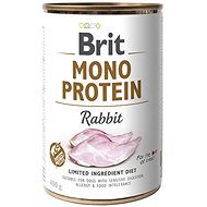 Brit Mono Protein rabbit 400 g  - Konzerva pro psy