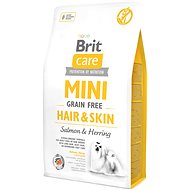 Brit Care mini grain free hair & skin 2 kg - Granule pro psy