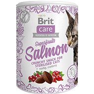 Brit Care Cat Snack Superfruits Salmon  100 g - Pamlsky pro kočky