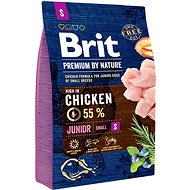 Brit Premium by Nature Junior S 3 kg - Granule pro štěňata