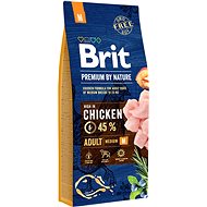 Brit Premium by Nature Adult M 15 kg - Granule pro psy