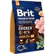 Brit Premium by Nature Senior S+M 3 kg - Granule pro psy