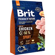 Brit Premium by Nature Sport 3 kg - Granule pro psy