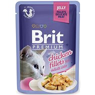Kapsička pro kočky Brit Premium Cat Delicate Fillets in Jelly with Chicken 85 g - Kapsička pro kočky