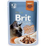 Kapsička pro kočky Brit Premium Cat Delicate Fillets in Gravy with Turkey 85 g - Kapsička pro kočky