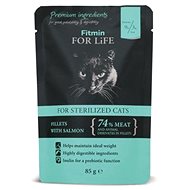 Fitmin For Life Lososová kapsička pro kočky 85 g - Kapsička pro kočky