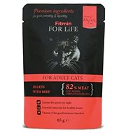Fitmin For Life Hovězí kapsička pro kočky 85 g - Kapsička pro kočky