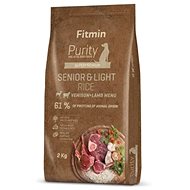 Fitmin dog Purity Rice Senior&Light Venison&Lamb - 2 kg - Granule pro psy