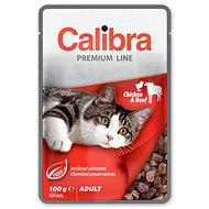 Calibra Cat  kapsa Premium Adult Chicken & Beef 100 g - Kapsička pro kočky