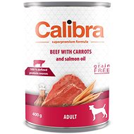 Calibra Dog  konzerva adult hovězí s mrkví 400 g - Konzerva pro psy