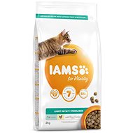 IAMS Cat Adult Weight Control/Sterilized Chicken 2 kg - Granule pro kočky