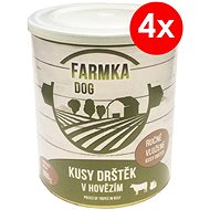 FARMKA DOG 800 g s dršťkami 4 ks - Konzerva pro psy