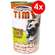 TIM 1200 g drůbeží, 4 ks - Konzerva pro psy