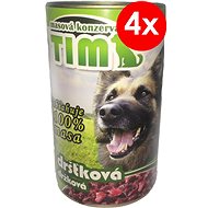 TIM 1200 g dršťková, 4 ks - Konzerva pro psy