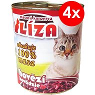 LÍZA 800 g hovězí, 4 ks - Konzerva pro kočky