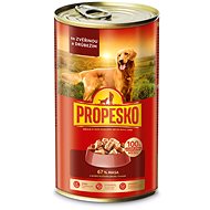 Propesko kousky pes zvěřina+drůbež 1240 g - Konzerva pro psy