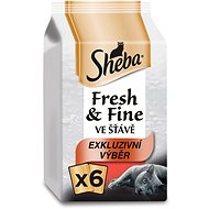 Sheba Fresh & Fine mix hovězí a kuře 6 × 50 g