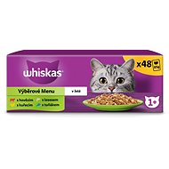 Whiskas kapsičky výběrové menu v želé pro dospělé kočky 48 × 85 g - Kapsička pro kočky