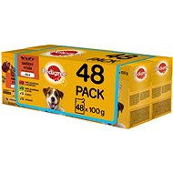 Pedigree kapsička masový výběr v želé pro dospělé psy 48 x 100g - Kapsička pro psy