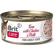 Konzerva pro kočky Brit Care Cat Tuna with Chicken And Milk 70 g