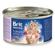 Brit Premium by Nature Turkey with Liver 200 g - Konzerva pro kočky