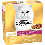 Gourmet gold Multipack Double Pleasure 8 × 85 g - Konzerva pro kočky