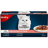Gourmet Perle multipack minifiletky ve šťávě mix. výběr  60 × 85 g - Kapsička pro kočky