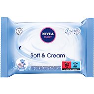 NIVEA Baby Soft & Cream 63 ks - Dětské vlhčené ubrousky