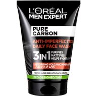 Čisticí gel ĽORÉAL PARIS Men Expert Pure Carbon 3v1 Face Wash 100 ml