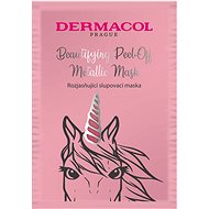 Pleťová maska DERMACOL Beautifying Brightening Peel-Off Metallic Mask Brightening