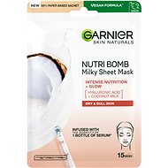 Pleťová maska GARNIER Nutri Bomb +Glow Milky Tissue Mask 32 g - Pleťová maska