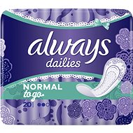 ALWAYS Dailies Normal To Go Intimky 20 ks - Slipové vložky