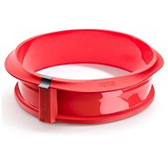 LEKUE Silikonová pečicí nádoba na dort Springform Mould 23 cm  | červená - Pečicí forma