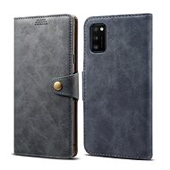 Lenuo Leather pro Samsung Galaxy A41, šedá - Pouzdro na mobil