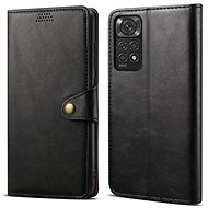 Lenuo Leather flip case for Xiaomi Redmi Note 11 Pro/Pro 5G, black