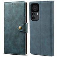 Lenuo Leather flipové pouzdro pro Xiaomi 12T/12T Pro, modrá - Pouzdro na mobil