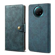 Lenuo Leather pro Xiaomi Redmi Note 9T, modré