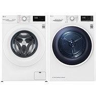 LG F4WV310S3E + LG RC82EU2AV4Q - Washer Dryer Set