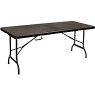 LA PROROMANCE Stůl zahradní kempingový W180, hnědý 180cm - Kempingový stůl