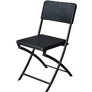 LA PROROMANCE Židle zahradní skládací R41, černá - Zahradní židle