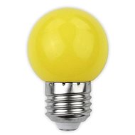 AVIDE Barevná LED žárovka E27 1W 30lm žlutá - LED žárovka