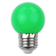 AVIDE Barevná LED žárovka E27 1W 30lm zelená - LED žárovka