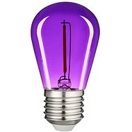 AVIDE Retro barevná LED žárovka E27 0,6W 50lm fialová, filament