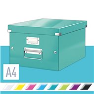 Archivační krabice LEITZ WOW Click & Store A4 28.1 x 20 x 37 cm, ledově modrá - Archivační krabice