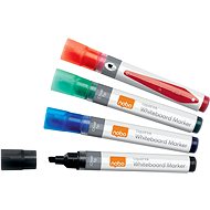 NOBO Liquid Ink Whiteboard Pens Chisel Tip, mix barev - balení 10 ks