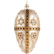 Dekorace LAALU Ozdoba Fabergého vejce 15 cm